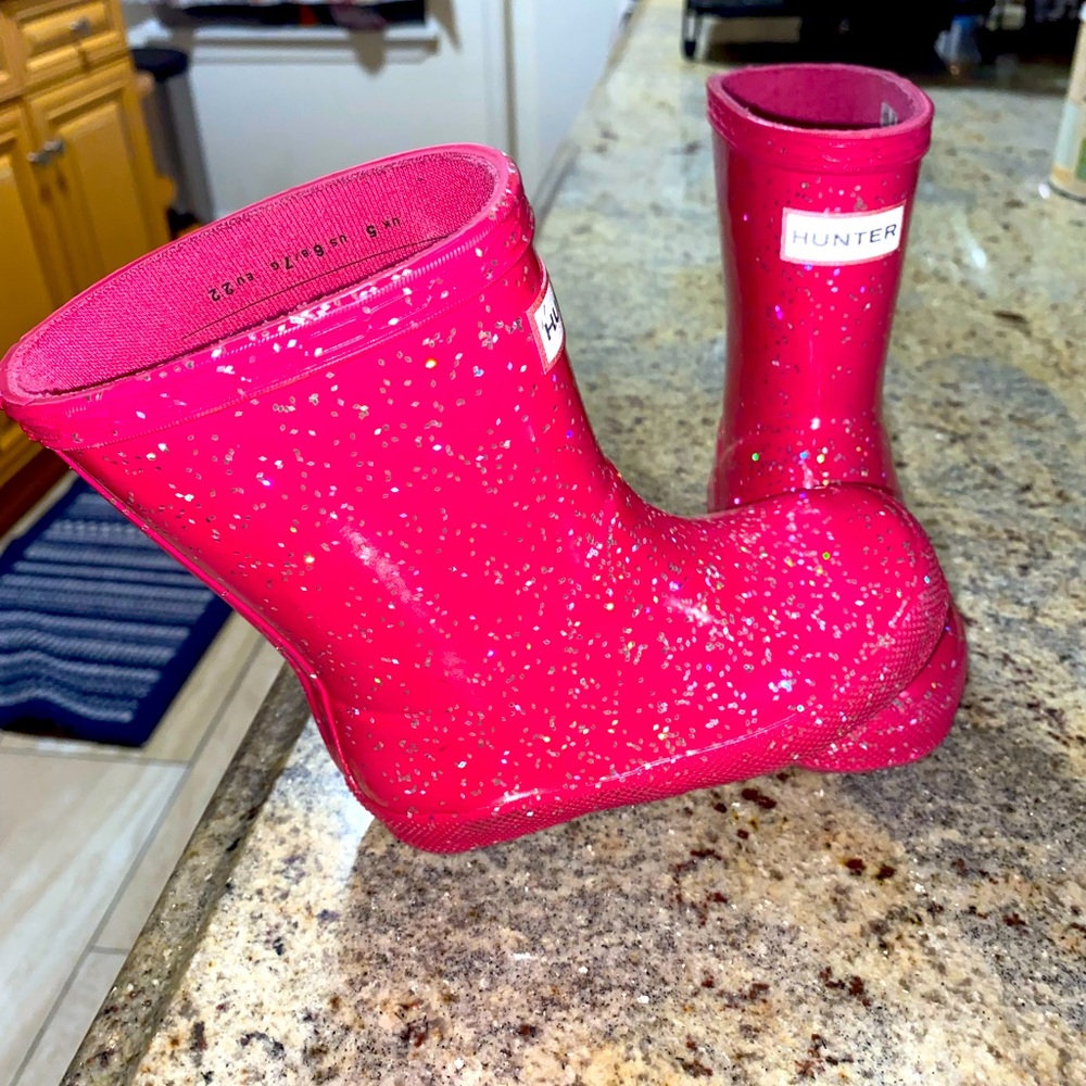Pink toddler Hunter boots